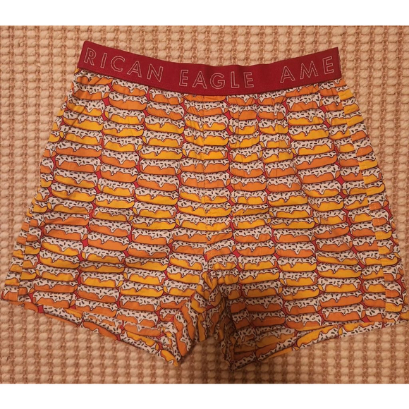American Eagle Other - Men's American Eagle Orange Donut Print Boxers S
